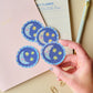 Claire Paul Holografische sticker - Maan en sterren