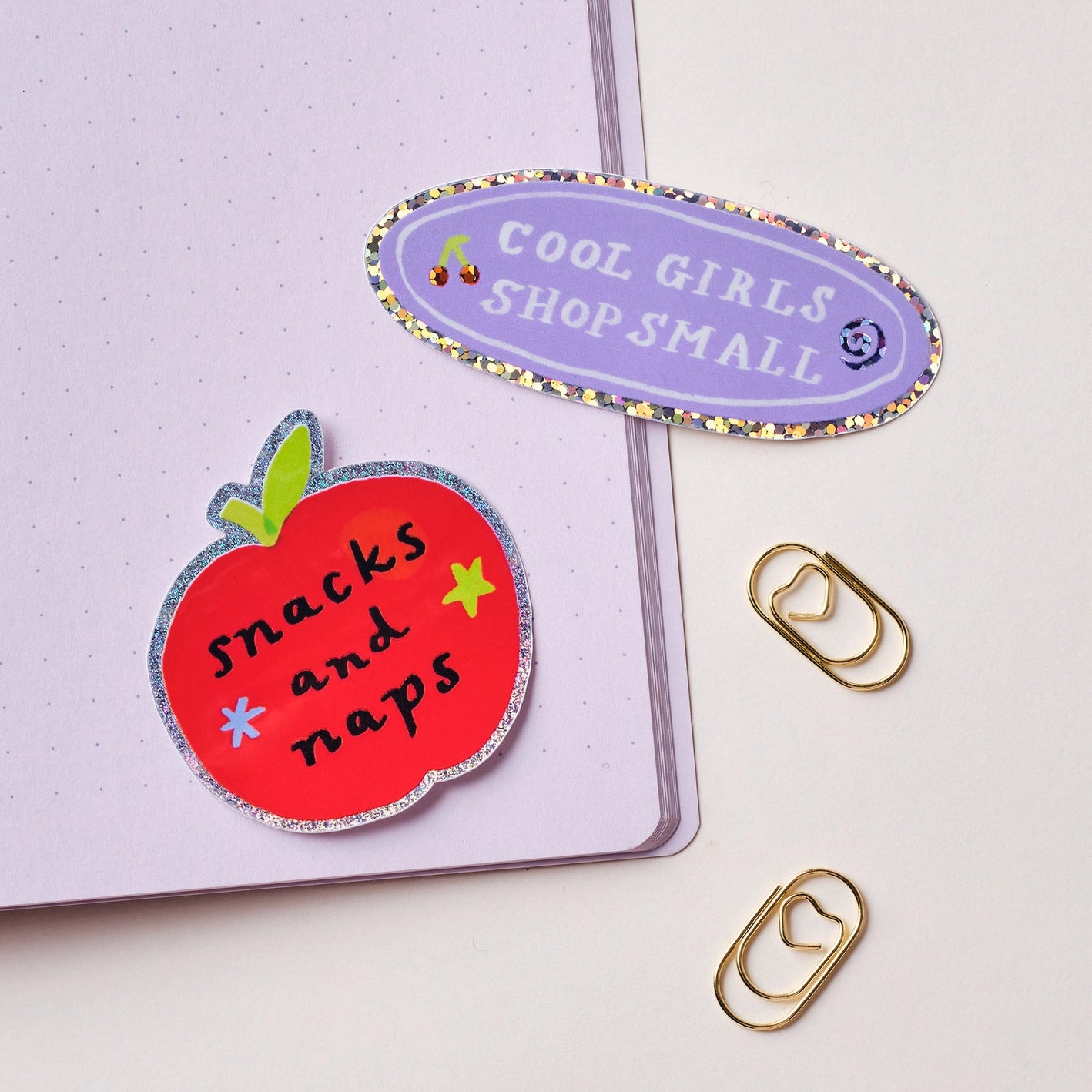 Holografische sticker Cool girls shop small - Claire Paul