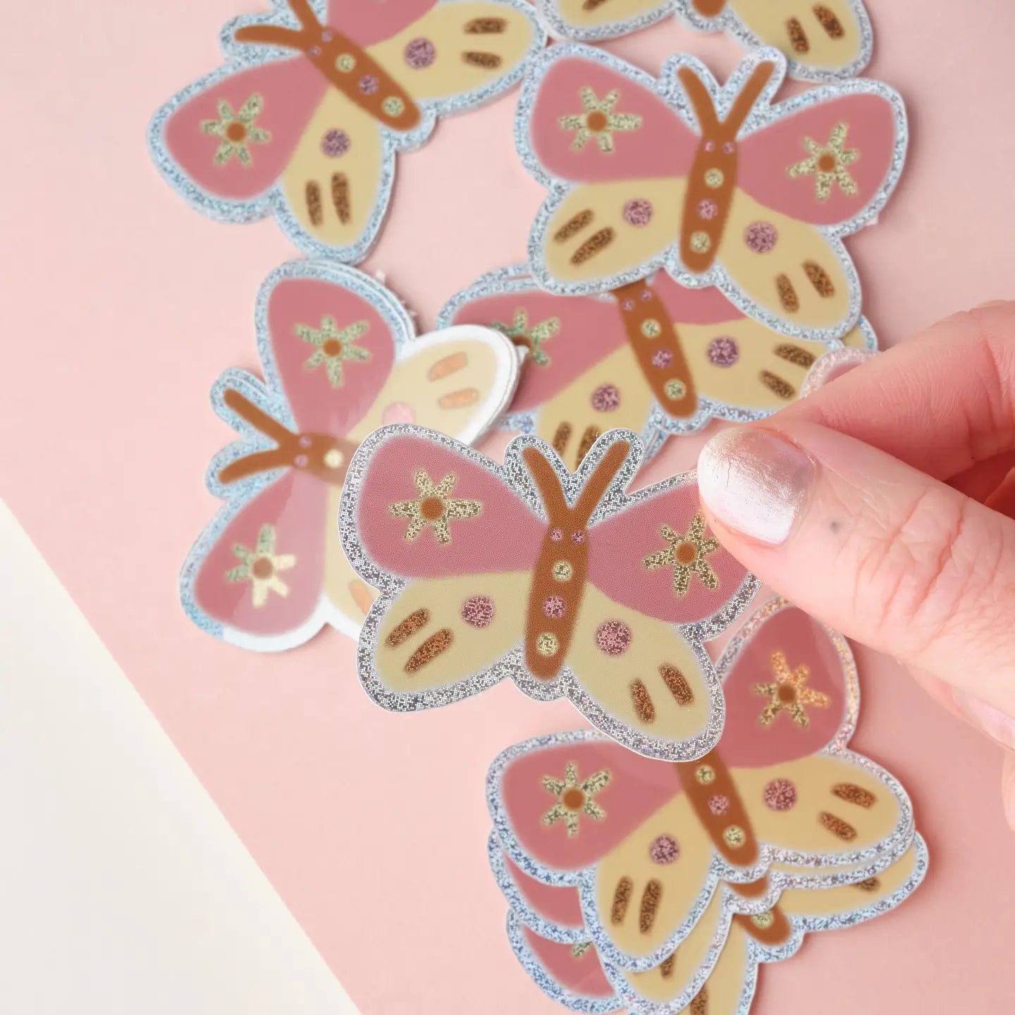 Sticker Holografisch Vlinder - Claire Paul