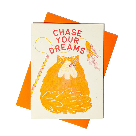 Wenskaart Chase your Dreams - Bromstad Printing Co.