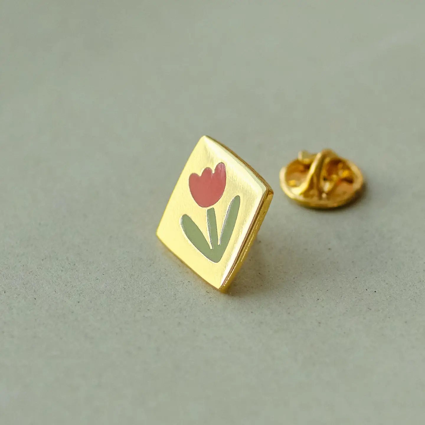 Claire Paul Emaille Speldbadge - Tulp