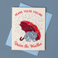 Bromstad Printing Co. - Risograph Wenskaart 'Under The Weather'