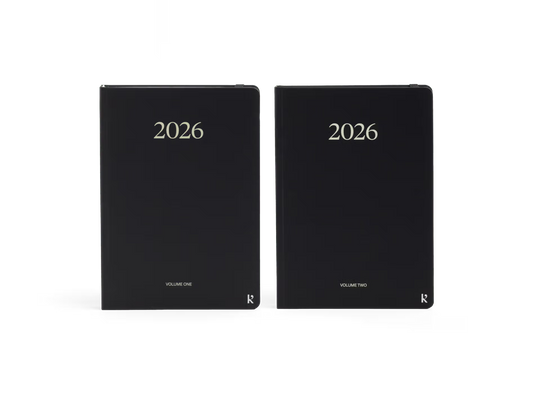 Karst 2026 Daily Planner Volume Set - Ebony