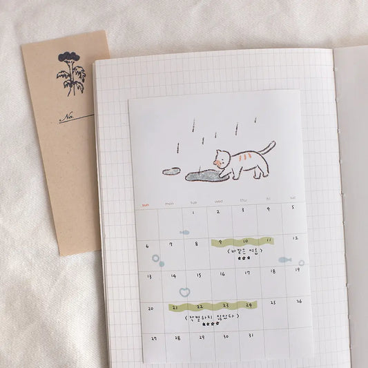 Suatelier Design - Mini Kalender Stickers (12 vellen)
