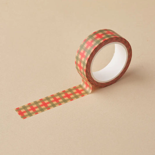 Claire Paul - Washi Tape 'Rood Groene Gingham'