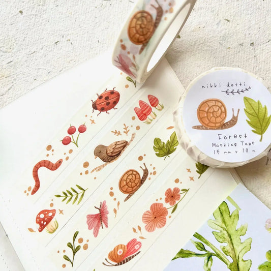 Nikki Dotti Washi Tape - Forest