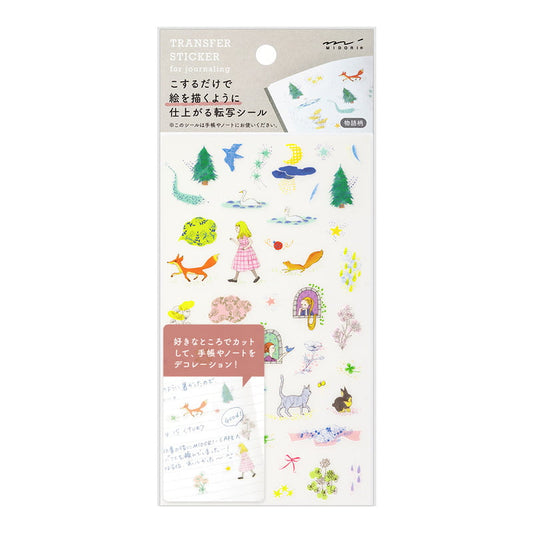 Midori Glossy Transfer Stickers Monster - Storybook