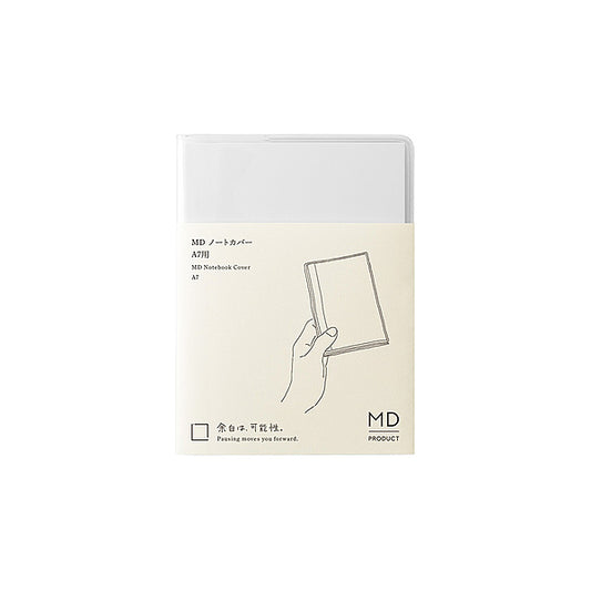 MD Paper Products Clear Cover Notebook A7