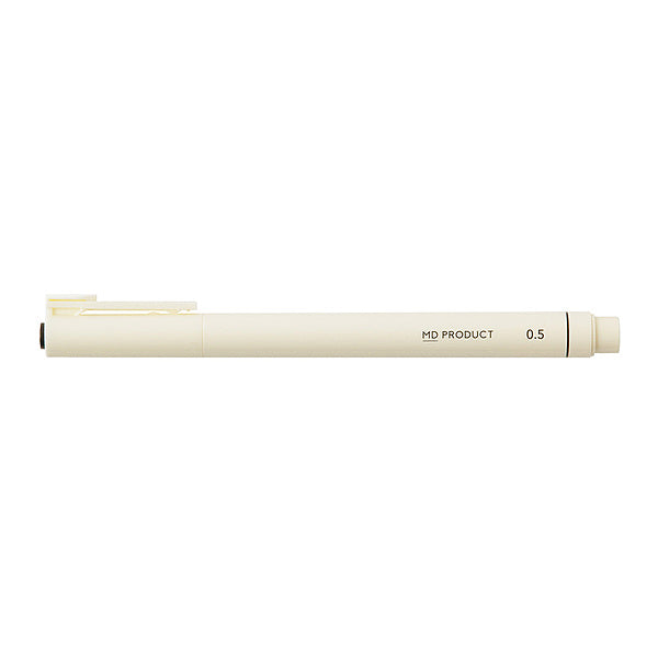 Midori Fineliner Pen 0.5mm Black - MD Drawing