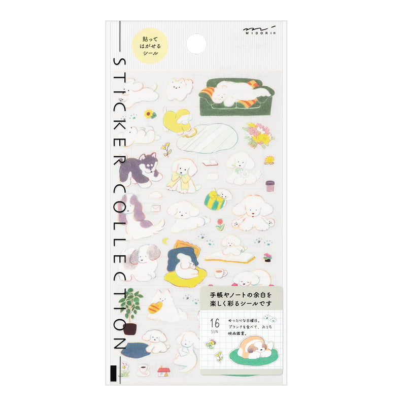 Midori Stickers - Dog Colour