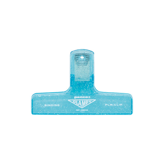 Papierklem Penco PlaClip - Clear Glitter Light Blue