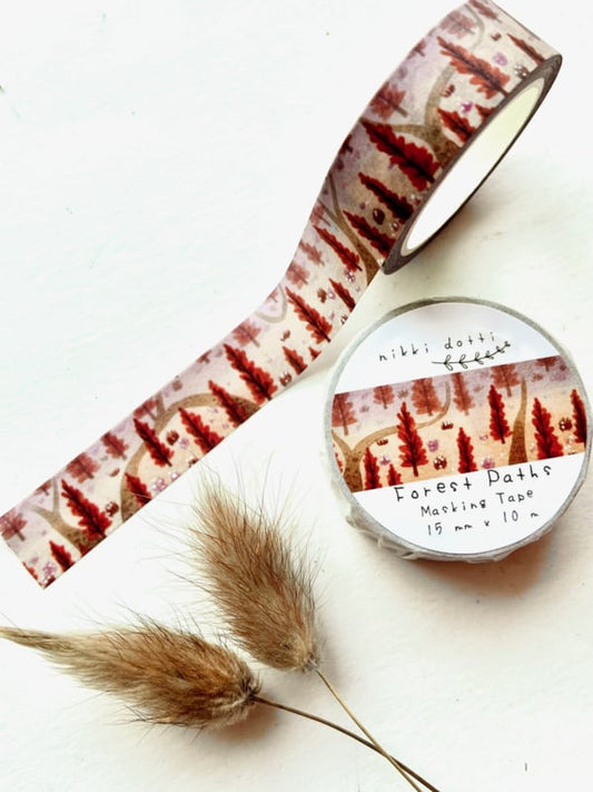 Nikki Dotti Washi Tape - Forest Paths