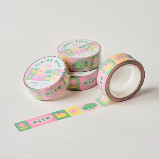 Claire Paul - Washi Tape 'Nice Charms Dog'