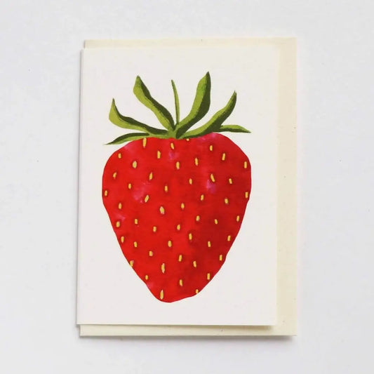 Hadley Mini Wenskaart - Small Strawberry