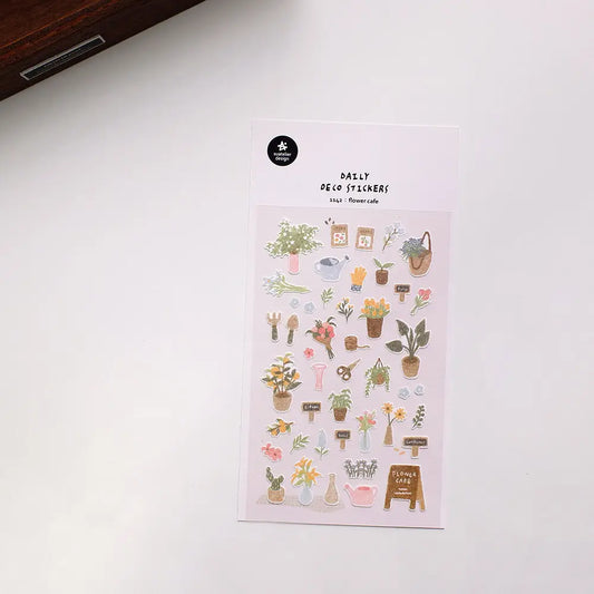 Suatelier Design - Stickers 'Flower Cafe'