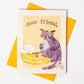 Bromstad Printing Co. - Risograph Wenskaart 'Dear Friend' A2