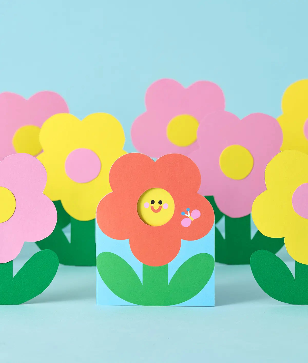 Uitklapbare verjaardagskaart Bug & Flower - Wrap