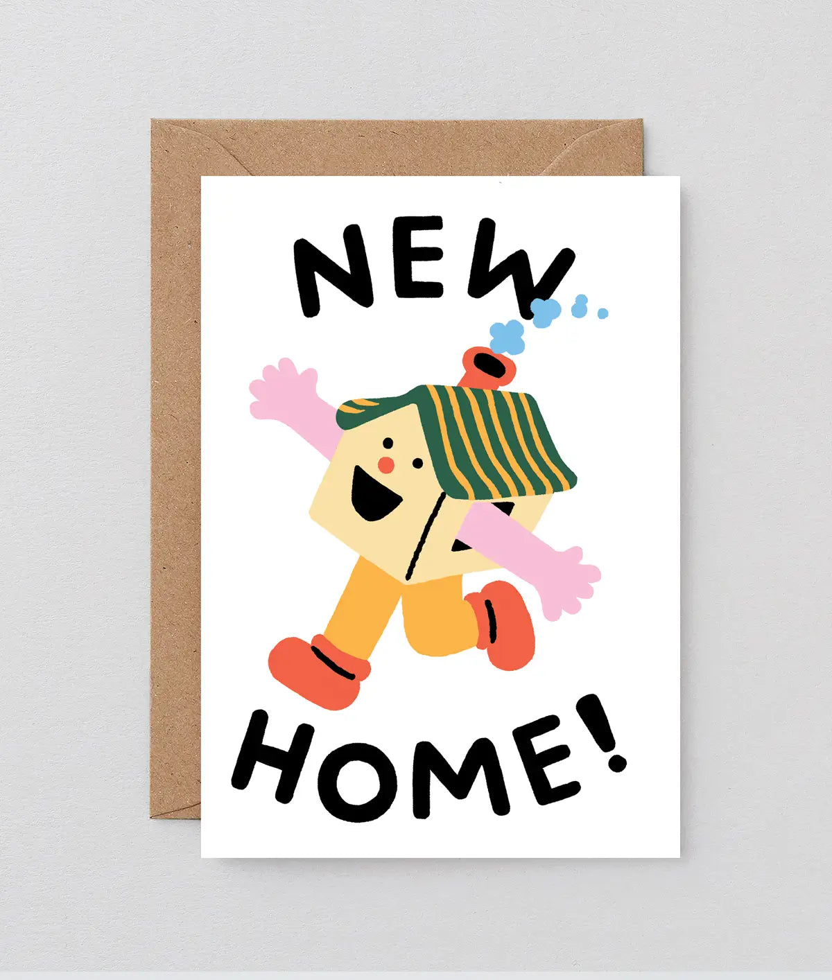 Wrap - Greeting card 'Happy House' 