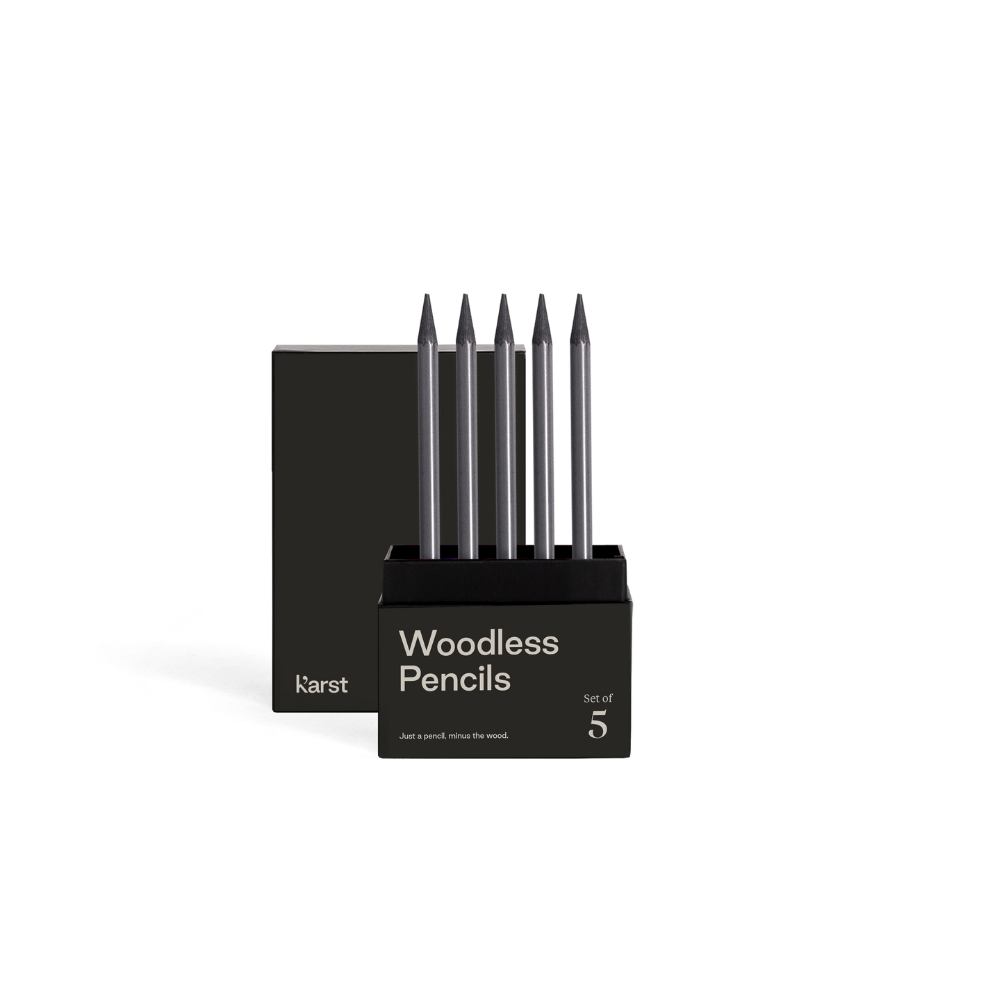 Karst Woodless Graphite Potloden 2B Black - 5 Pack