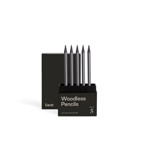 Karst Woodless Graphite Potloden 2B Black - 5 Pack