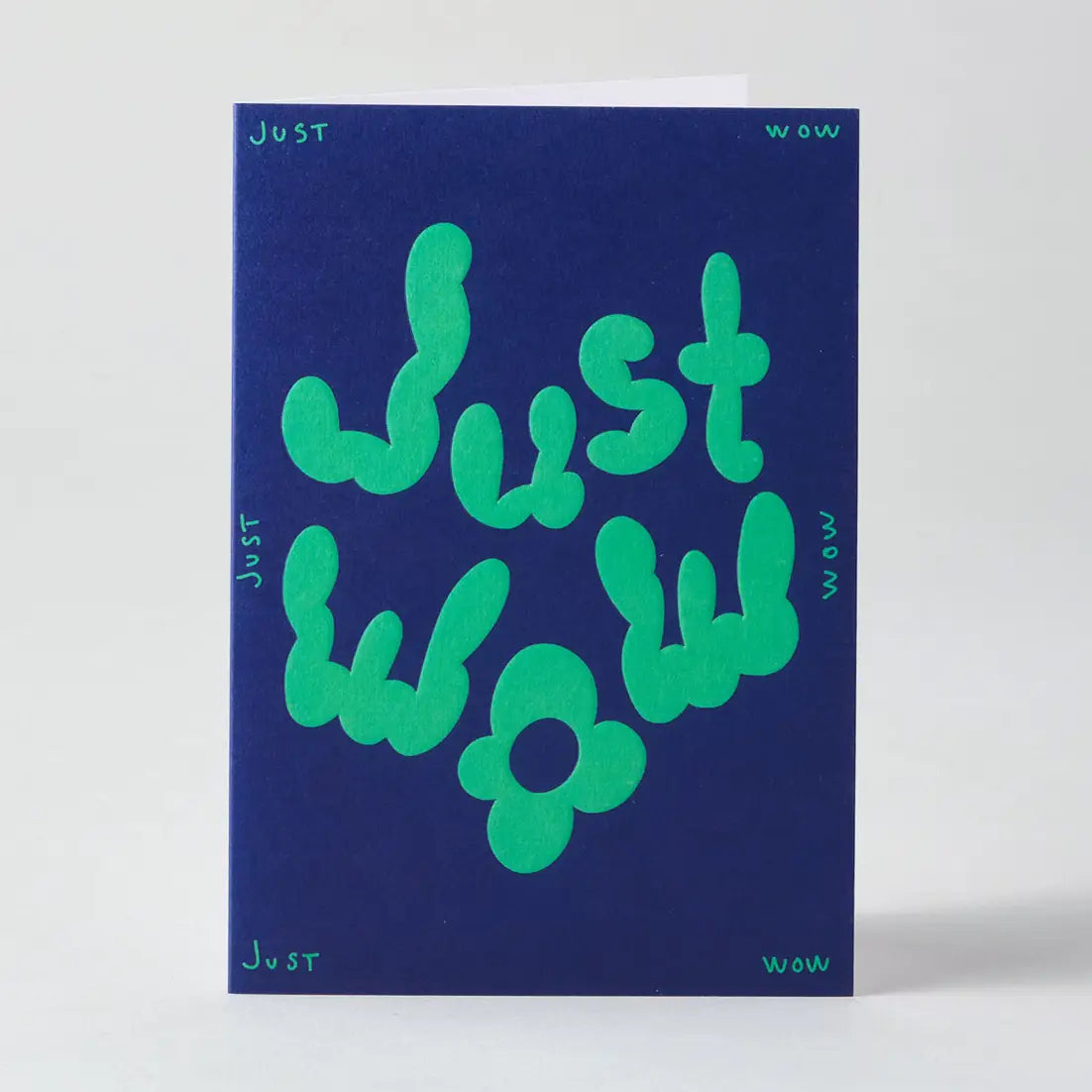 Grußkarte mit Geschenkpapier – „Einfach wow!“ 