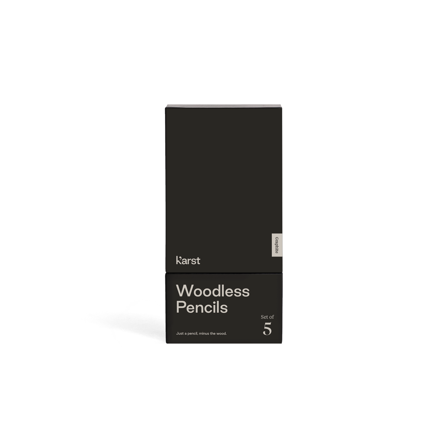 Karst Woodless Graphite Potloden 2B Black - 5 Pack