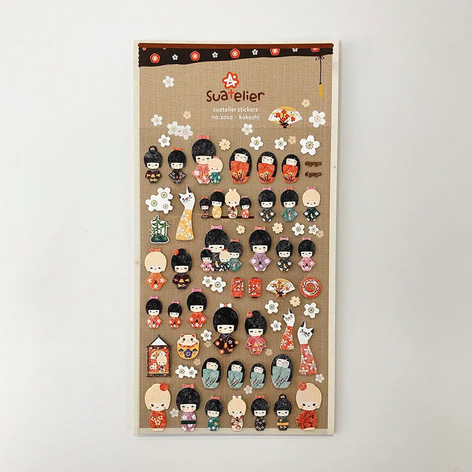 Suatelier Design - Aufkleber 'Kokeshi'
