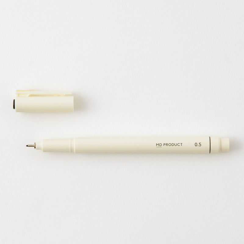 Midori Fineliner Pen 0.5mm Black - MD Drawing