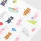 Midori Stickers - Achievement Diet Animals