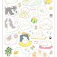 Midori Stickers - Dog Colour