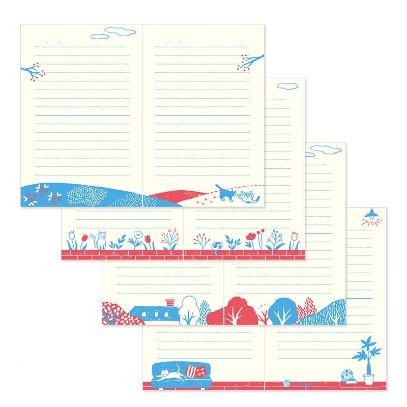 Midori Dagboek - Diary with Embroidery Bookmark Cat