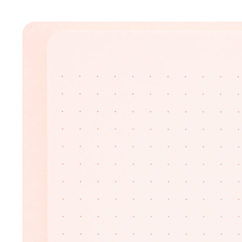 Midori Ring Notebook - Color Dot Grid Pink