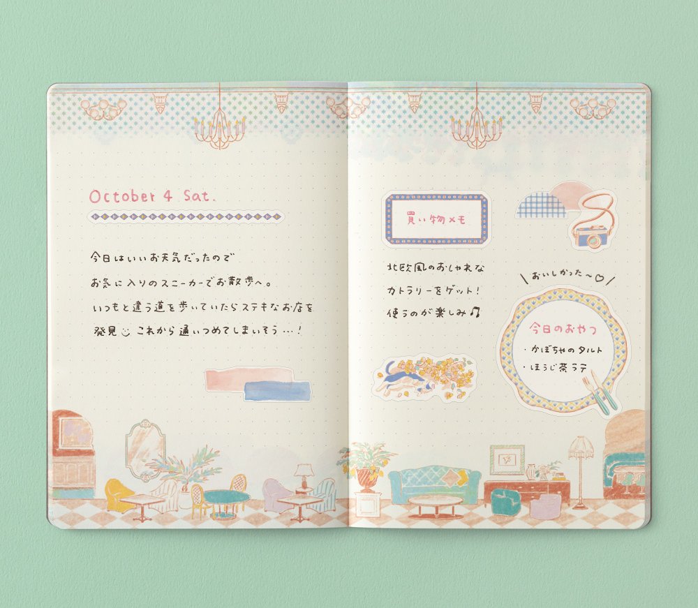 Notitieboek Midori Yuru Log - B6 Travel & Hotel