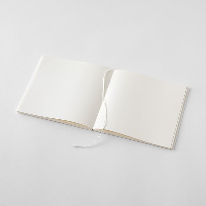 Midori MD - Notebook Cotton Square (blanco)