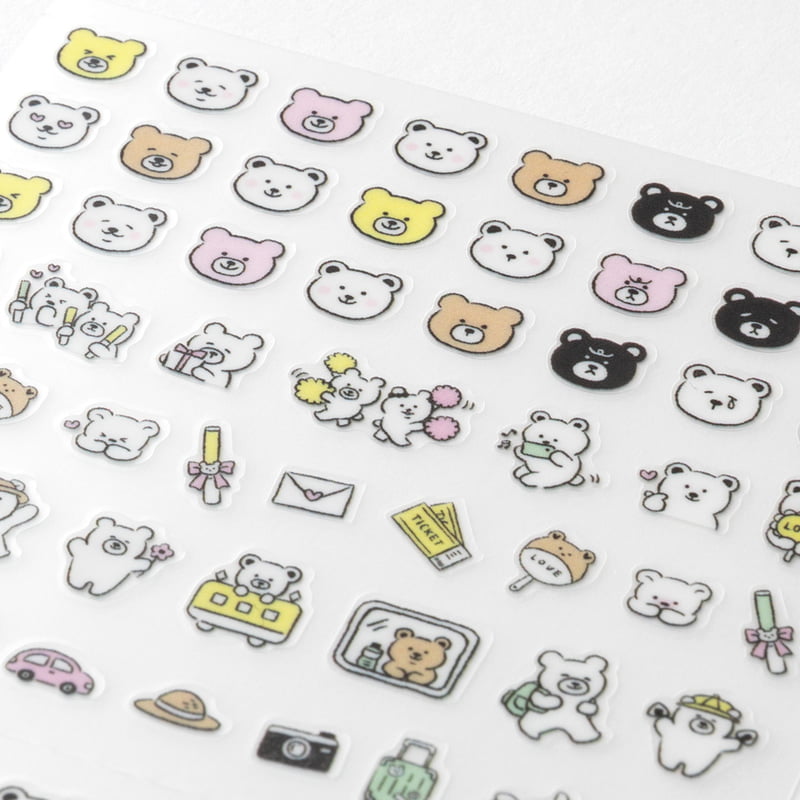 Midori Stickers - Bears