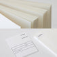 Midori MD - Notebook Cotton Square (blanco)