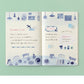 Notitieboek Midori Yuru Log - B6 Blue Nordic