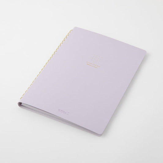Notitieboek Midori Ring - Color Dot Grid Purple