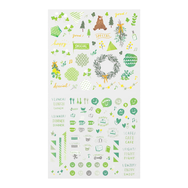 Midori Stickers - Green theme