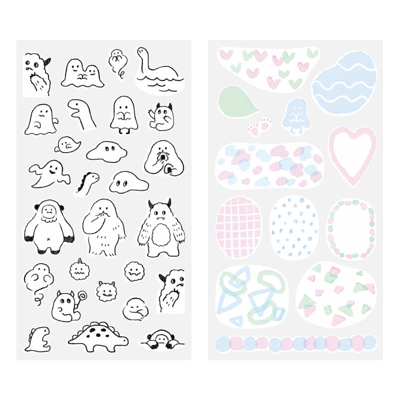 Midori Stickers - Monster (2 sheets)