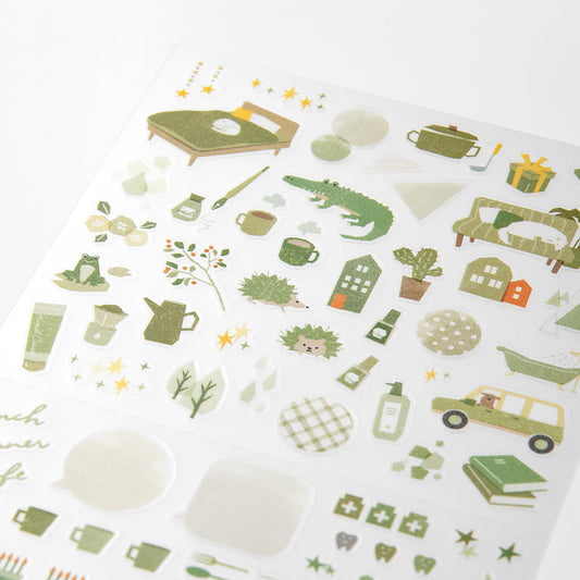 Midori Stickers - Color Moss Green