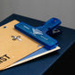 Penco Papierklem PlaClip - Clear Blue