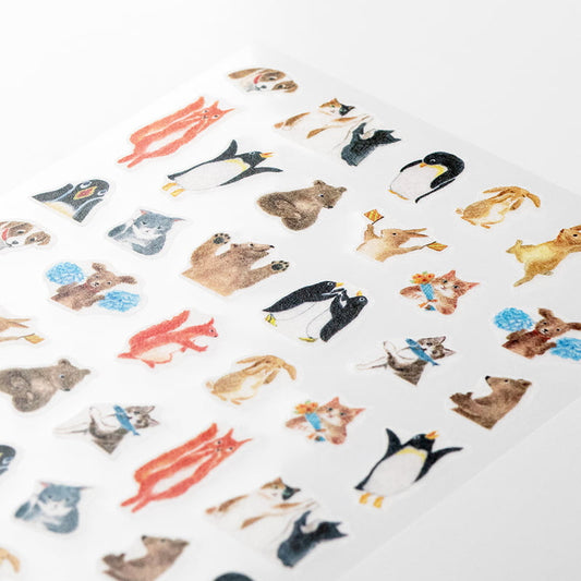 Midori Stickers - Daily Records Animal Feelings