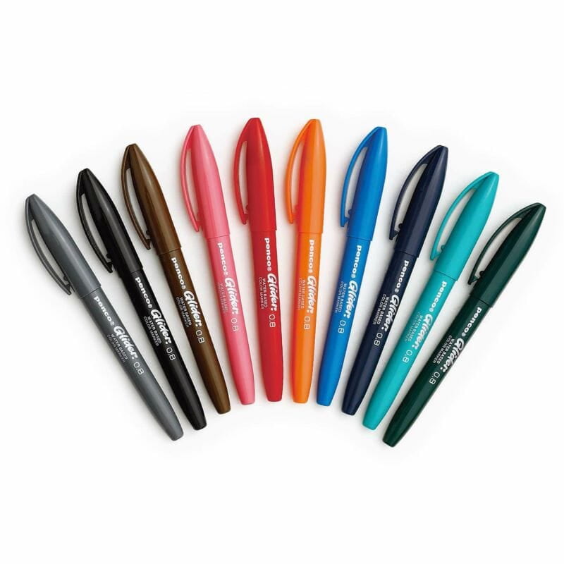 Penco Glider Colour Pen - 10 Set