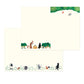 Notitieboek Midori Yuru Log - Forest Animals B6