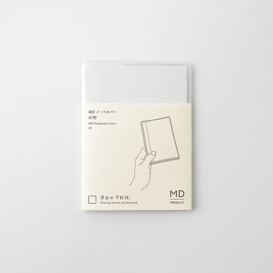 MD Paper Products Clear Cover Notebook A7