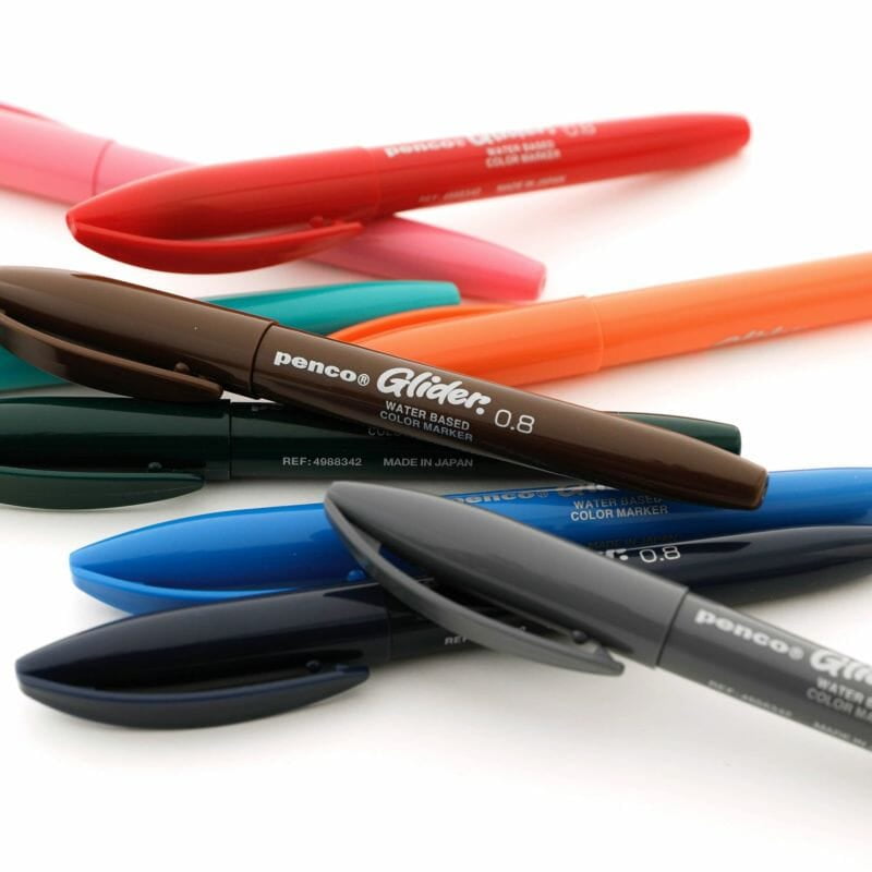 Penco Glider Colour Pen - 10 Set