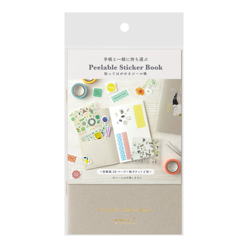 Midori Sticker Book - Gray