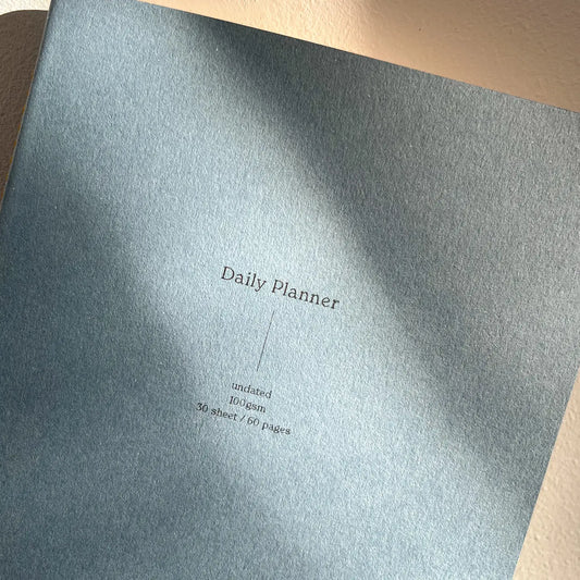 Fin Studio Undated Planner - Blue (Daily Planner)