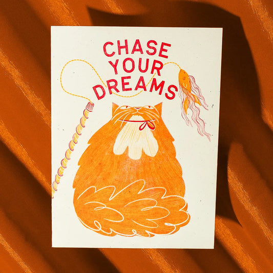 Wenskaart Chase your Dreams - Bromstad Printing Co.